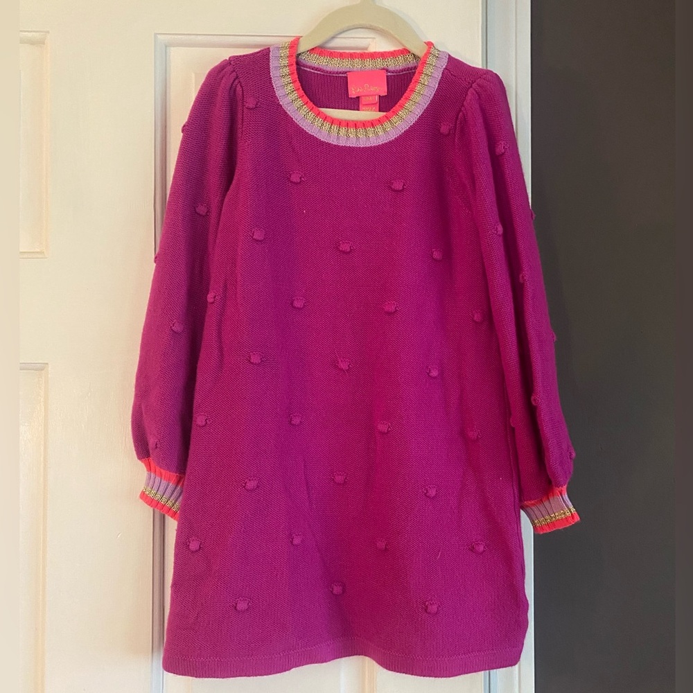 Lilly Pulitzer Girls Mini Verna Sweater Dress
